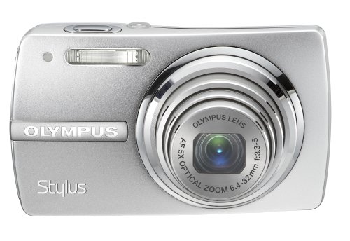 Olympus Stylus 820 8MP Digital Camera with 5x Optical Zoom (Silver)