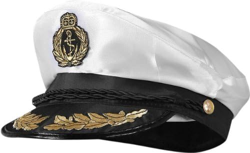 Adult Navy Officer Costume Hat