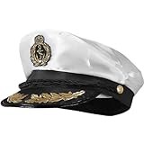 Adult Navy Officer Costume Hat