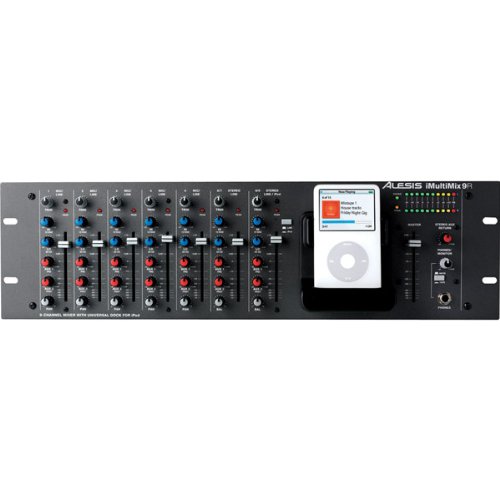 !Sale Alesis IMULTIMIX9R 9Ch Rackmount Mixer for iPod PA Mixer
