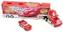 Disney / Pixar CARS Movie Playset EXCLUSIVE Mack Truck with Runaway Racer PVC Figure McQueen