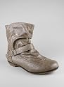 Crinkle Slouchy Buckle Boot