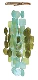 Medium Cool Tones Round Capiz Chimes