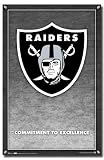 Oakland Raiders Nfl Logo Poster 22.5 X 34"