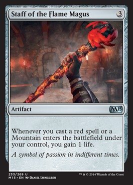 Magic: the Gathering - Staff of the Flame Magus (233/269) - Magic 2015
