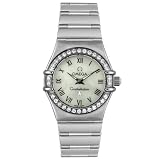 Omega Women's Constellation Quartz Mini Diamond Bezel Watch #1466.61.00