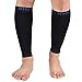 Idson Calf Compression Sleeves,20-30mmhg Graduated Leg Compression Sleeve for Men and Women,Calf Guard Shin Splints Sleeve Support,Calf Pain Relief,Great for Running,Cycling,Travel-1 Pair,Black