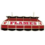 NHL Calgary Flames Stained Glass 40 inch Lighting Fixture