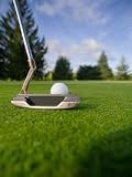 Playing Golf, Place on Golf Club for Logo - 24