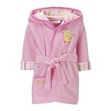 Infants Just One Year Hooded Splish-Splash Robe - Pink
