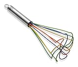 Kuhn Rikon 10-Inch Silicone Tornado Whisk with Stainless Handle