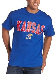 Kansas Jayhawks 100% Cotton Short Sleeve T-Shirt