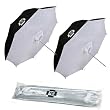 PBL Photo Studio 42" Reflective Umbrella Softboxes Photo Lighting Umbrella Set of 2 Steve Kaeser Photographic Lighting