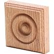 House of Fara R100 Red Oak Rosette Block