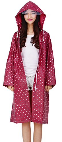 ZSHOW Women's Easy Carried Rain Coat Wind Coat EVA 1 Per Pack