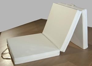 Futon colchón, plegable, ahorro de espacio, plaza individual 80x200 cm