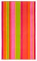 Pink Orange Green Multi Stripe Oversized Beach Towel 40x70 - Oversized Super Luxury Velour Jacquard Beach Towel by Cotton Craft - 500 grams 100% Pure Ringspun Cotton - Brilliant intense vibrant colors - Perfect companion for a trip to the beach, for a picnic, at your poolside or as a colorful bath towel - Highly absorbent - Easy care machine wash