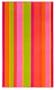 Pink Orange Green Multi Stripe Oversized Beach Towel 40x70 - Oversized Super Luxury Velour Jacquard Beach Towel by Cotton Craft - 500 grams 100% Pure Ringspun Cotton - Brilliant intense vibrant colors - Perfect companion for a trip to the beach, for a picnic, at your poolside or as a colorful bath towel - Highly absorbent - Easy care machine wash