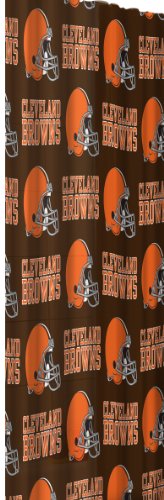 NFL Cleveland Browns 72-Inch-by-72-Inch Shower Curtain