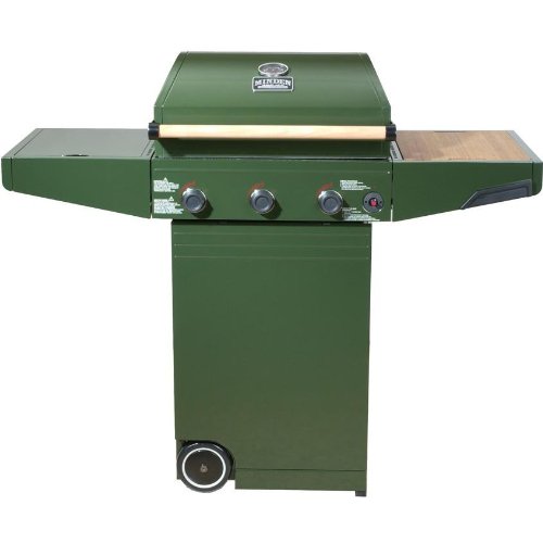 Minden Grill Master Ii Propane Gas Grill On Cart - Green