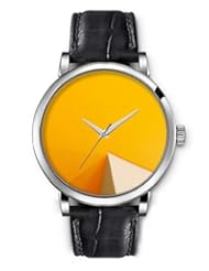SPRAWL Aanalog Fashion Series Silver Ladies Watches of Genuine Black Leather Strap,Unique Wrist Watch for Women Girls Designed with Floor beige wall