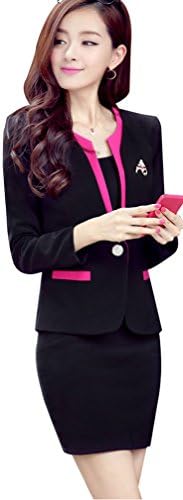 Yinxiang Liying Women's Slim Overalls Business Suit Skirt Sets