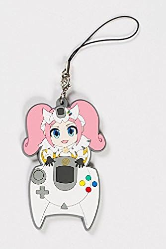 Hi sCoool! Sega Hard Girls Rubber Strap Key Chain Dreamcast on controller