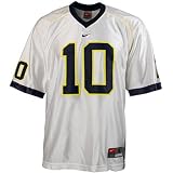 Nike Michigan Wolverines #10 White Replica Football Jersey