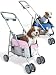 Kitchen & Housewares : Pet Valet Dog Stroller and Carrier(Blue)