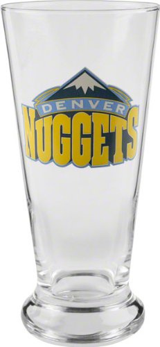 Denver Nuggets 3D Logo Pilsner Glass Glass