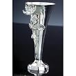 Godinger Silver Plated Vase with Crystal Rose