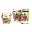 Grape Arbor Canister Set