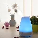 7 Colors Aromatherapy Essential oil Diffuser - 100ml Adjustable Mode Ultrasonic Cool Mist Aroma Humidifier with Waterless Auto Shut off and Color Changing LED lights for Home Office Bedroom Baby Room