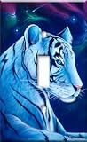 White Tiger Switch Plate