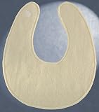 Teething Bib, Natural White, 0-6 month