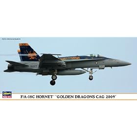 Hasegawa F A-18C Hornet Gldn Dragons CAG 