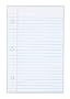TOPS Heavyweight 20-lb. Filler Paper, 8.5 x 5.5 Inches, 0.31-Inch College Rule, 100 Sheets per Pack (62304)