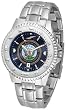 U.S. Navy MILITARY Mens Steel Anochrome Watch