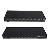 HDMI 8 port (1x8) V1.3 Certified Splitter Amplifier Support Full HD 1080P (One input to Eight outputs)