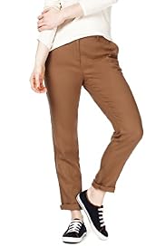 Pure Linen Turn Up Hem Easy to Iron Chinos