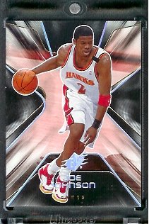 2006-07 Upper Deck SPX #1 Joe Johnson Atlanta Hawks Basketball Card - Mint Condition - In Protective Display Case