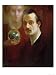 Self Portrait and Muse, 1911 Art Giclee Poster Print by Khalil Gibran, 18x24
