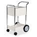 Fellowes 40924 Steel Mini Mail Cart - 39-1/4"H x 20-1/2"W x 26"D