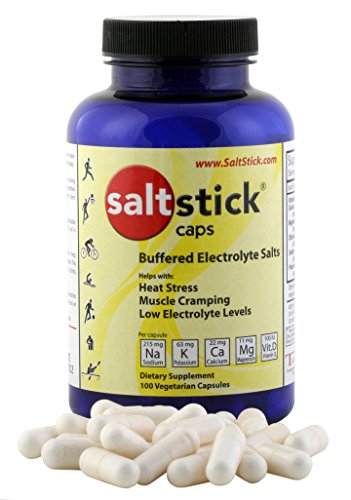 SaltStick Caps Electrolyte Replacement Capsules Dietary Supplement 100 count bottle