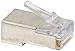Platinum Tools 100020 EZ-RJ45 Shielded Cat5e/6, (Internal Ground). 50/Bag.(Pack of 50)