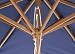 Deluxe Home Design Brand Nine Foot Wood Patio Umbrella Market Umbrella - Burgendy
