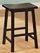 Black 24 Barstool (Set of 2) - Coaster 180089