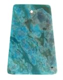 Turquoise Jasper - Ladder Shape - 34X47mm 1.5mm Hole - Set of 3