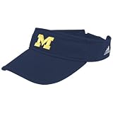 adidas Michigan Wolverines Youth Navy Blue Basic Logo Adjustable Visor