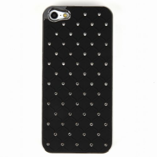 アローズ iPhone5用 PVCキルティングストーンケース 7160801BK